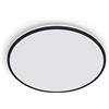 Philips LED Plafoniera Ozziet, Media, Due Zone Luminose, Tre Impostrazioni, 4000K, 22W, Nero, 25806800