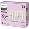 Philips LED Capsule con attacco G9, Confezione da 6
