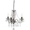 RL LIVE YOUR LIGHT Reality Leuchten R11073000, Lampadario Trasparente, E14, 40 W, Diametro 46 cm