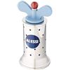 Alessi 9098 - Macinapepe di Design con Alette, Acciaio Inossidabile e Resina Termoplastica, Azzurro