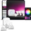 Philips Hue Starter Kit con Hub Bridge, 3 lampadine smart GU10 e Button