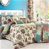 Dreams & Drapes Sogni n Tende 3 pezzi, Super King Size Marinelli Teal Parure con Federe, Turchese