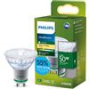 PHILIPS Classic ultra-efficient LED bulb with energy efficiency class A, GU10 bulb, replaces 50W, warm white light, non-dimmable