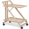 Foppapedretti Sprint Carrello Portavivande, Naturale