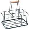 KitchenCraft Living Nostalgia Portabottiglie in Filo da 6, Argento