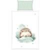 Herding babybest, Biancheria da letto Piccolo Porcospino, Federa Circa 40 x 60 cm, Copripiumino Circa 100 x 135 cm, Con Cerniera e Chiusura Hotel, 100% Cotone/Renforcé