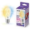 WiZ Lampadina Smart WiFi, Luce Bianca da Calda a Fredda Dimmerabile, Filament, E27, 7W, Tecnologia SpaceSense, Controllo Vocale (Alexa, Apple HomeKit, Google Home)