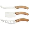 Artesa Kitchen Craft Master Class - Set Artesa Formaggio Coltello in Acciaio Inox con Manici in Legno di Acacia, Multicolore