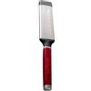 KitchenAid Grattugia con Manico in Acciaio Inossidabile, Taglio Fine, Bidirezionale - Color Rosso Imperiale