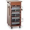 Foppapedretti Bistrot Carrello Cucina, Noce