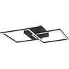 Reality Leuchten Reality Plafoniera LED Trail R64492132, metallo nero opaco, LED 20 Watt inclusa