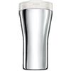Alessi Caffa GIA24 W - Travel Mug di Design a Doppia Parete in Acciaio Inossidabile 18/10 e Resina Termoplastica, Bianco