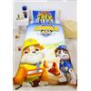 Character World Set copripiumino singolo con licenza ufficiale Paw Patrol Rubble and Crew | Biancheria da letto reversibile per cani a due lati, inclusa federa coordinata | Perfetto per la camera dei bambini