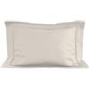 Soleil d'ocre, Federa in cotone 50x75 cm Percale Ecru