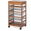 Foppapedretti ilVerduriere Carrello per Cucina, Noce