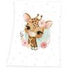 Herding Giraffa, Coperta in Pile Microfibra, 75 x 100 cm, 100% Poliestere