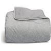 Foppapedretti Notte & Natura Trapunta letto una piazza e mezza, Onda Perla, rivestimento 100% cotone Percalle, Made in Italy