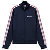 Champion Heritage Evolution - Felpa da Uomo con Zip Intera, Blu Navy