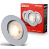 Briloner Set di 3 faretti LED da incasso 230 V, orientabili, design sottile