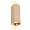 Briloner Applique, max. 9 W, attacco GU10, beige, Ø85x200mm, per soggiorno