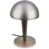 BRILONER - Lampada Da Tavolo Metallo Antracite Metallizzato Titanio 22,5 cm