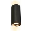 Briloner Applique, max. 9 W, attacco GU10, nero, Ø85x200mm, per soggiorno