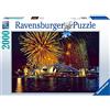 Ravensburger - Puzzle Fuochi d'Artificio a Sydney, 2000 Pezzi, Puzzle Paesaggi per Adulti e Ragazzi, Idea Regalo per Lei o Lui, 98x75 cm