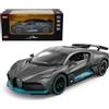 RASTAR Bugatti 64210 - Modellino di auto in metallo pressofuso con licenza ufficiale Bugatti Divo per giocare ed esporre, regalo ideale, grigio