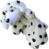 BESTonZON Bambola genitore-bambino dalmata cane giallo cucciolo giocattolo per bambini pupazzi per cani guanti per bambini giocattolo burattino a mano guanti da burattino a mano