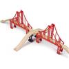 Mirthben Accessori ferroviari in legno, giocattolo a ponte ferroviario in legno | Ferrovia giocattolo in legno per bambini, compatibile con altri ponti ferroviari in legno, per i più piccoli di età compresa