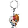 Funko POP! Keychain: My Hero Academia (MHA) - Todoroki - Metallico - My Hero Academia And 2 - Mini Figura in Vinile da Collezione Novità Portachiavi - Riempitivi per Calze - Idea Regalo - Anime Fans