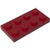 XYEIUGO 3020 Piastra Base Piastra 2x4 50 Pezzi GDS-511 compatibile con Lego Mattoncini da Costruzione Colore:Rosso scuro 154