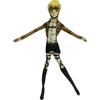 Zhongkaihua Armin Arlert Peluche Action Figure, 30 cm Armin Arlert Peluche PP Cotton Action Character Creative Collectible Gift Decoration for Home Party