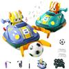 Dhqkqg Auto Giocattolo Telecomandata Che Si Schianta,2 Pezzi Macchina Telecomandata per Bambini,Remote Bumper Car con Robot Éjectable E Luci,Stunt Bambini Crash Toy Auto,Camion da Calcio Telecomandato