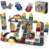 Magneverse Costruzioni Magnetiche per Bambini con 2 Auto da Corsa - Set da 34PCS Magnetic Tiles per Ragazzi, Giocattolo Educativo STEM Magnetic Blocks, Regalo di Compleanno per Bambini 4-12 Anni