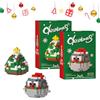 TSLBW Set di blocchi da costruzione natalizi, Babbo Natale, pupazzo di neve, albero di Natale, pinguino, blocchi Decorazione natalizia Bomboniere di festa (Albero di Natale+ Pinguino)