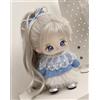 YHYQiFei 20cm plush doll with Skeleton,Cute Anime Cotton dolls,8 inch,Kawaii Dress up Collection Gift (C)