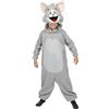 Funidelia | Costume di Tom - Tom & Jerry per bambina e bambino Cartoni Animati, Gatto, Topo - Costume per Bambini e accessori per Feste, Carnevale e Halloween - Grigio/Argentato