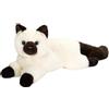 Hermann Teddy Teddy Hermann 91823 Gatto sacro di Birmania sdraiato 36 cm, peluche