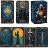 Generic Giochi da tavolo di significato spirituale del mazzo di tarocchi | Set di 78 mazzi Intuition Oracle per donne e uomini, viaggi, tutti i giorni, casa, feste, appuntamenti, diario, preghiera