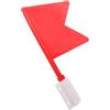 JEWEDECO Bandiera Direzionale per Equitazione 11, 2x8, 7x0, 6 Pollici | Rosso, Acciaio e Plastica, Resistente alle Intemperie, per Eventi di Horsemanship e Arene