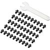 Limtula Borchie per pedali mountain bike con, Stainless Steel BK