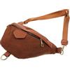 BUTIFULSIC Marsupio Regolabile da Viaggio in Velluto a Coste Marrone, Borsa Portatile Resistente All'usura Cerniera Liscia per Uso All'aperto e Attività Casual
