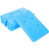 Amosfun 4 Pezzi Confezione di Ghiaccio Riutilizzabile da 200ml per Contenitori Pranzo, Leggero in Plastica Blu, per attività All'aperto e Conservazione Alimentare