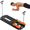 Genérico Reformer Attrezzatura Pilates, tavola scorrevole per pilates a casa, per | Uso esterno, attrezzatura multiuso per pilates riformatore, macchina portatile per pilates, attrezzatura per pilates