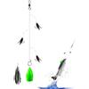 Générique Gancio per esche da pesca con esche da pesca | Accessori per la cattura di pesce, strumenti portatili per pescatori per trota, salmone