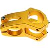 SECFOU Piantone Alluminio Corto in Manubrio Oro Bici Lega | Mountain Bikes e Fixed Gear, Finitura Resistente, Installazione Semplice, Uso DIY