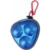 TISHITA Pong Custodia Porta Palline Borsa Rigida Portaoggetti Astuccio Protettivo con Moschettone in PU Effetto Fibra Struttura Solida Antiurto E Antiumidità