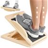 ZITUZY Balance Board Regolabile Legno Vitello Stretching Board Fisioterapia Mobili Balance Training 1,9 cm Spessore Squat Muscolo Stretching
