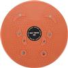NULYLU Twist Board Arancione Portatile, Rotazione Fluida, Plastico | 1 Pezzo, Uso Indoor, Attrezzatura Fitness per Allenamento e Massaggio Plantare